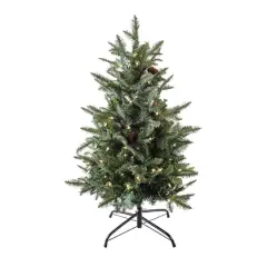3ft. Pre-Lit Evergreen Pathway Artificial Christmas Tree, Clear Lights