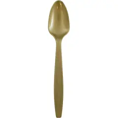 JAM Paper Plastic Spoons, 100ct. Gold