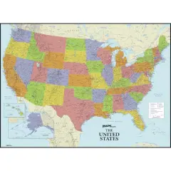 RoomMates Dry Erase US Map Peel & Stick Wall Decal