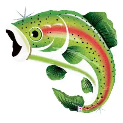 29" Rainbow Trout Foil Balloon