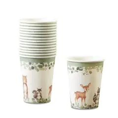 Kate Aspen&reg; 8oz. Woodland Baby Paper Cups, 64ct.
