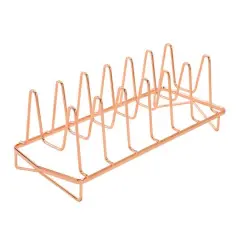 Kitchen Details 13.5" Geode Lid Organizer Copper