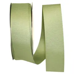 Reliant 1.5" x 50yd. Grosgrain Solid Ribbon Spring Moss