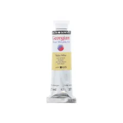 Daler-Rowney&reg; Georgian Water Mixable Oil Paint, 37mL 635 Naples Yellow