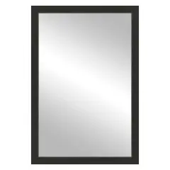 Timeless Frames&reg; Port Espresso & Silver 24" x 37" Framed Mirror