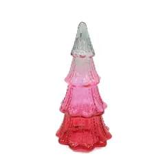 Pink Ombre Glass Tree Tabletop D&eacute;cor by Ashland&reg;