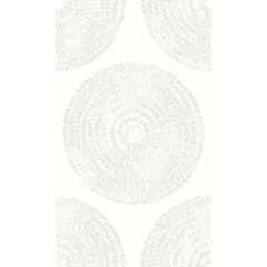 RoomMates Medali Peel & Stick Wallpaper Gray