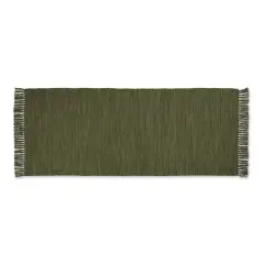 DII&reg; 2-Tone Ribbed Rug, 2.5ft. x 6ft. Sage/Off White