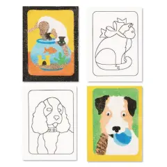 S&S&reg; Worldwide Dog & Cat Sand Art Board Set