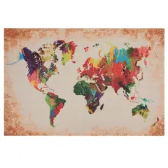 Rainbow World Map Diamond Art Kit by Make Market&reg;