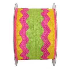 Reliant 2.5" x 10yd. Wired Spring Ricrac Ribbon