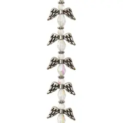 Glass & Metal Angel Beads by Bead Landing&trade;