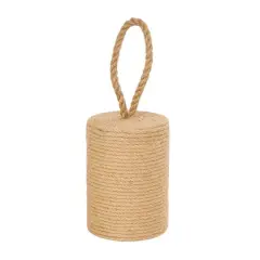 7" Brown Jute Coiled Rope Sculpture D&eacute;cor