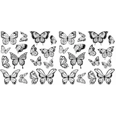 RoomMates Color Your Own Butterflies Peel & Stick Wall Decals