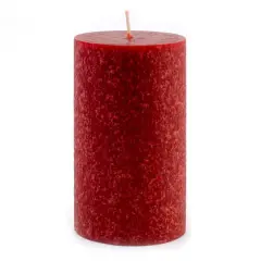 Root Candles Timberline&trade; 4" x 6" Unscented Pillar Candle Garnet