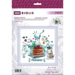 RIOLIS Recipe Pancakes Cross Stitch Kit