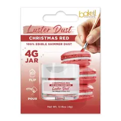 Bakell&reg; Edible Luster Dust Christmas Red