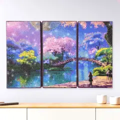 ArtSkills&reg; Brilliant Art Mystical Garden Stretched Canvas Diamond Painting Kit