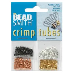 The Beadsmith&reg; Assorted Crimp Tubes, 1.5mm