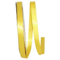 JAM Paper 5/8" x 100yd. Double Face Satin Ribbon Yellow