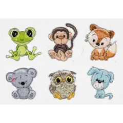 Luca-S Friends 1 Plastic Canvas Counted Cross Stitch Kit