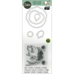 Sizzix&reg; Lindsey Serata Framelits&trade; Love You Truly Die & Stamp Set