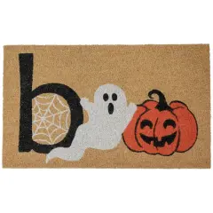 Natural Coir Boo Halloween Doormat