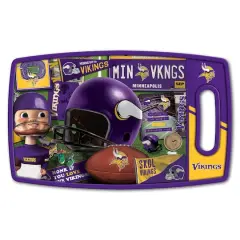 NFL Retro Series Cutting BoardMinnesota Vikings