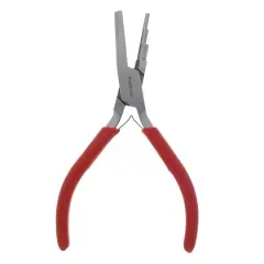 Beadsmith&reg; Red Handle 3 Step Round & Hollow Plier