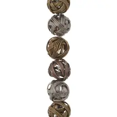 Multicolor Wire Ball Metal Beads, 15mm by Bead Landing&trade;