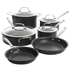 Kenmore&reg; Pro Arbor Heights 10-Piece Black Nonstick Aluminum Cookware Set