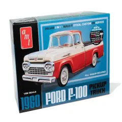 AMT&reg; 1960 Ford F-100 Pickup with Trailer 1:25 Scale Model Kit