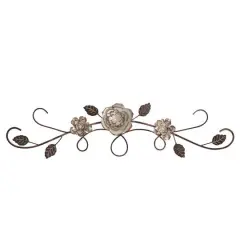 Habitat Decor 32" Astera Floral Metal Wall Art