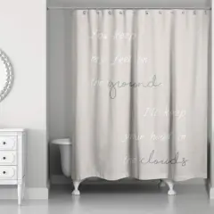 Keep Your Head in the Clouds 71" x 74" Shower Curtain