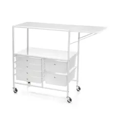 Essex Rolling Cart by Simply Tidy&trade; White