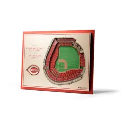 MLB Team 5-Layer StadiumView Wall Art Cincinnati Reds