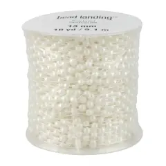 13mm Plastic Pearl Garland, 10yd. by Bead Landing&trade;