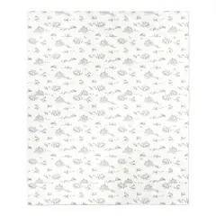 Snowy Town 50x60 Sherpa Fleece Blanket