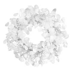 24" Winter Frost White Wreath