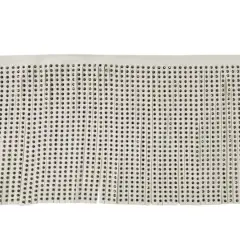 5.5" Faux Leather Rhinestone Fringe Trim by Celebrate It&reg; Ivory