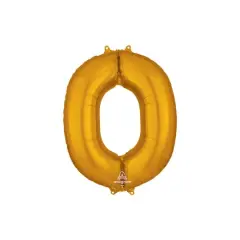 32" Gold Letter Foil Balloon O