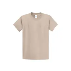 Port & Company&reg; Essential Neutrals Adult T-Shirt Light Sand