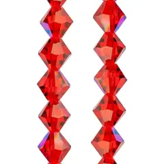 Preciosa Glass Crystal Bicone Beads, 6mm by Bead Landing&trade; Liam Siam AB