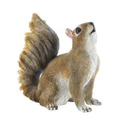 8" Bushy Tail Squirrel Figurine