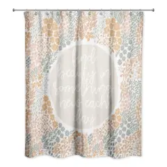 Find Beauty in Something New 71" x 74" Shower Curtain