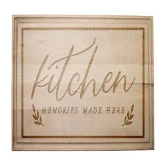 Kitchen Memories Made Here 17" x 11" Maple Cutting Board
