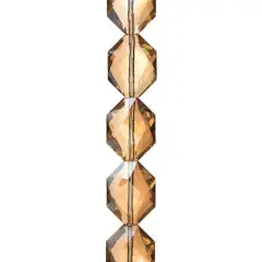 Amber Oval Glass Beads, 18mm by Bead Landing&trade;