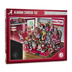 College Football Purebred Fans A Real Nailbiter 500 Piece Puzzle Alabama Crimson Tide