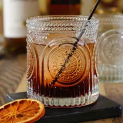 Kate Aspen&reg; 10oz. Retro Arch Floral Drinking Glasses, 6ct. Clear