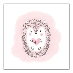 Love Hedgehog Canvas Wall Art